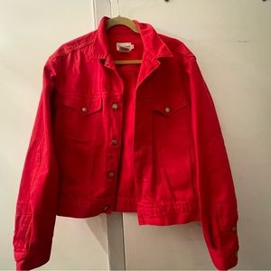 CALVIN KLEIN RED DENIM